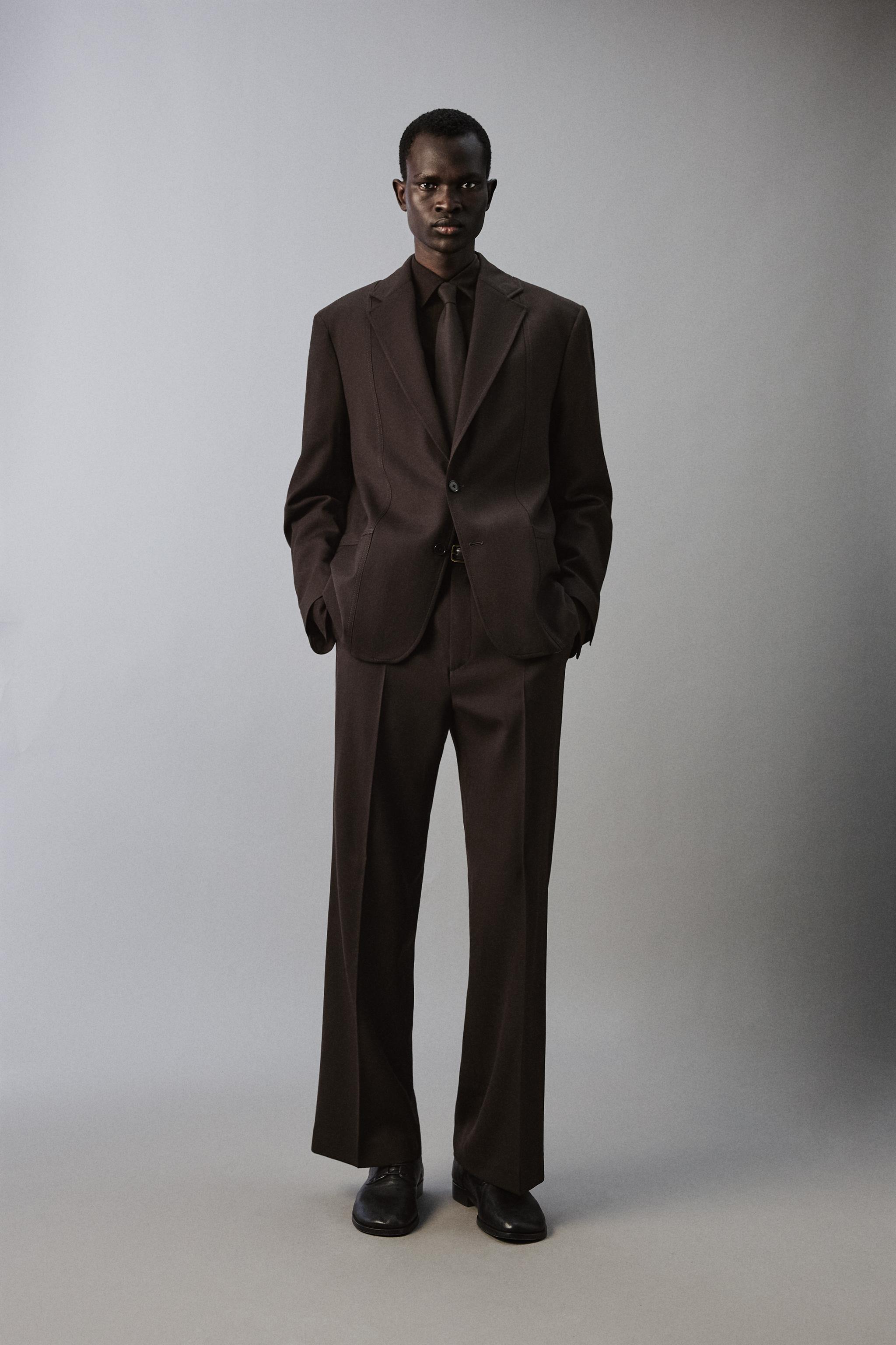 WOOL BLEND SUIT BLAZER